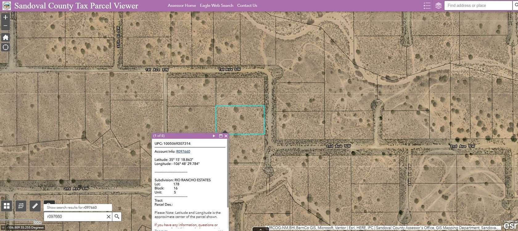 2 Acres of Land for Sale in Rio Rancho, New Mexico