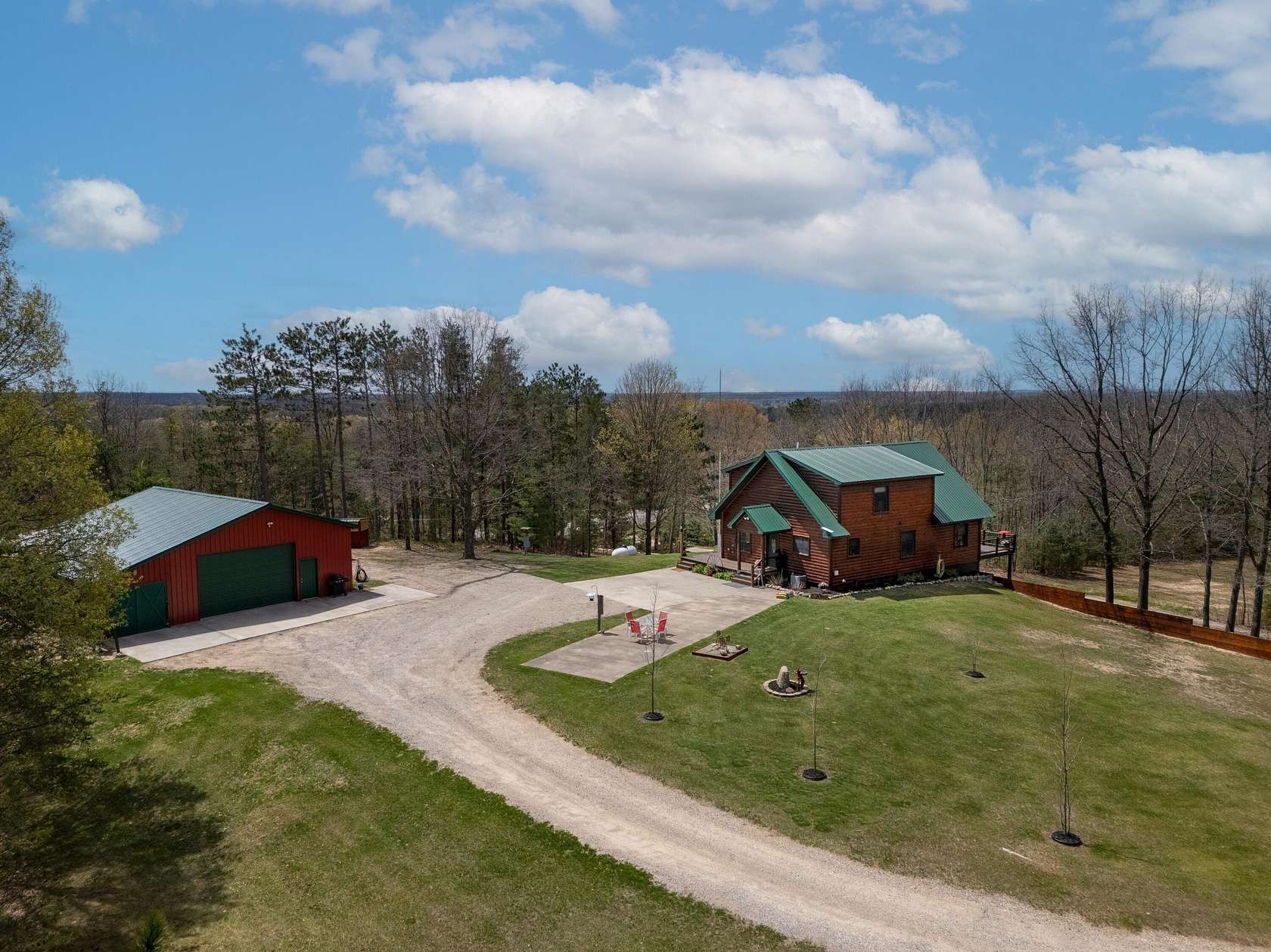 12.5 Acres of Land with Home for Sale in Luther, Michigan