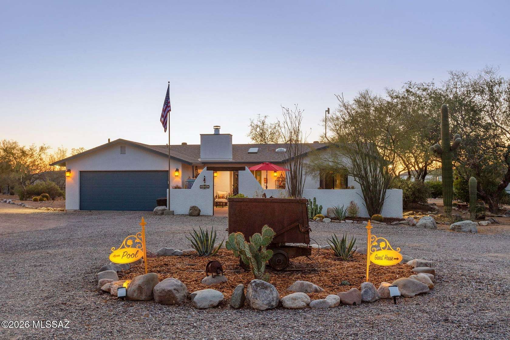 2 Acres of Land with Home for Sale in Tucson, Arizona