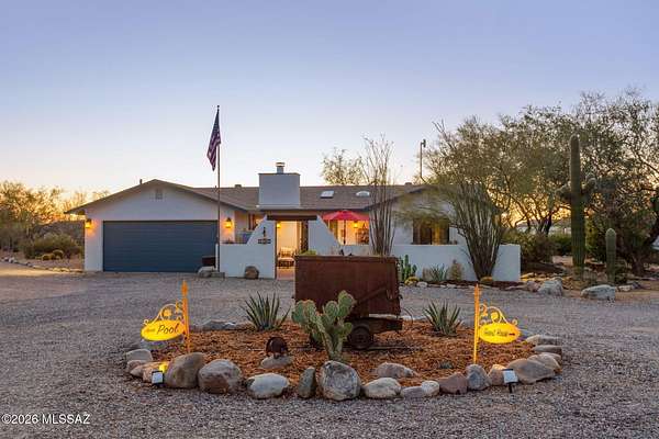 2 Acres of Land with Home for Sale in Tucson, Arizona