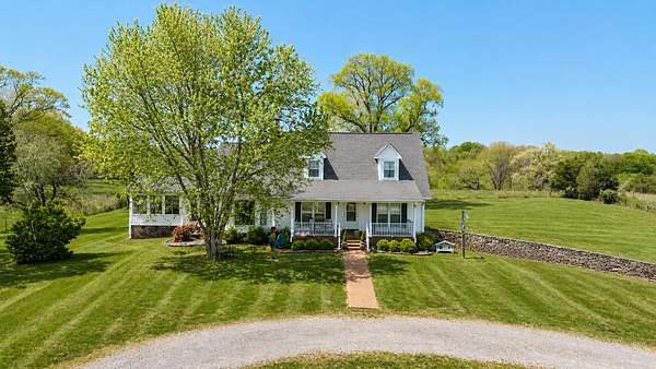 22.8 Acres of Agricultural Land with Home for Sale in Lewisburg, Tennessee