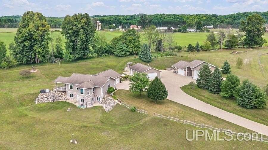 41.8 Acres of Recreational Land with Home for Sale in Vulcan, Michigan