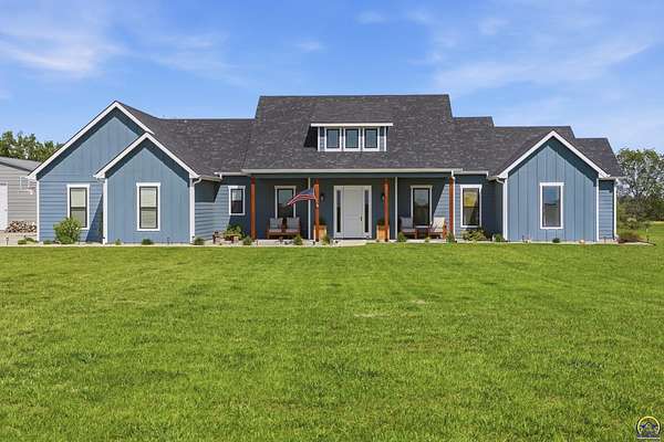 10.6 Acres of Land with Home for Sale in Topeka, Kansas