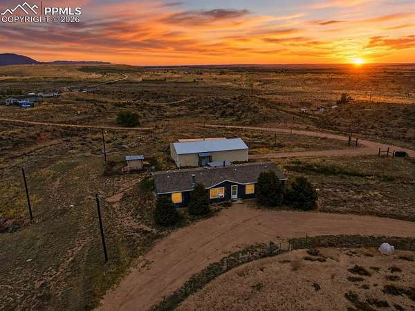 5 Acres of Land with Home for Sale in Fountain, Colorado