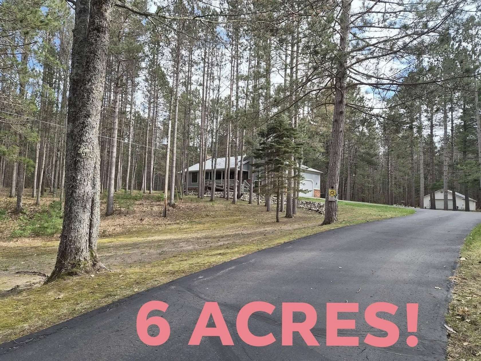 6.14 Acres of Land with Home for Sale in Kalkaska, Michigan