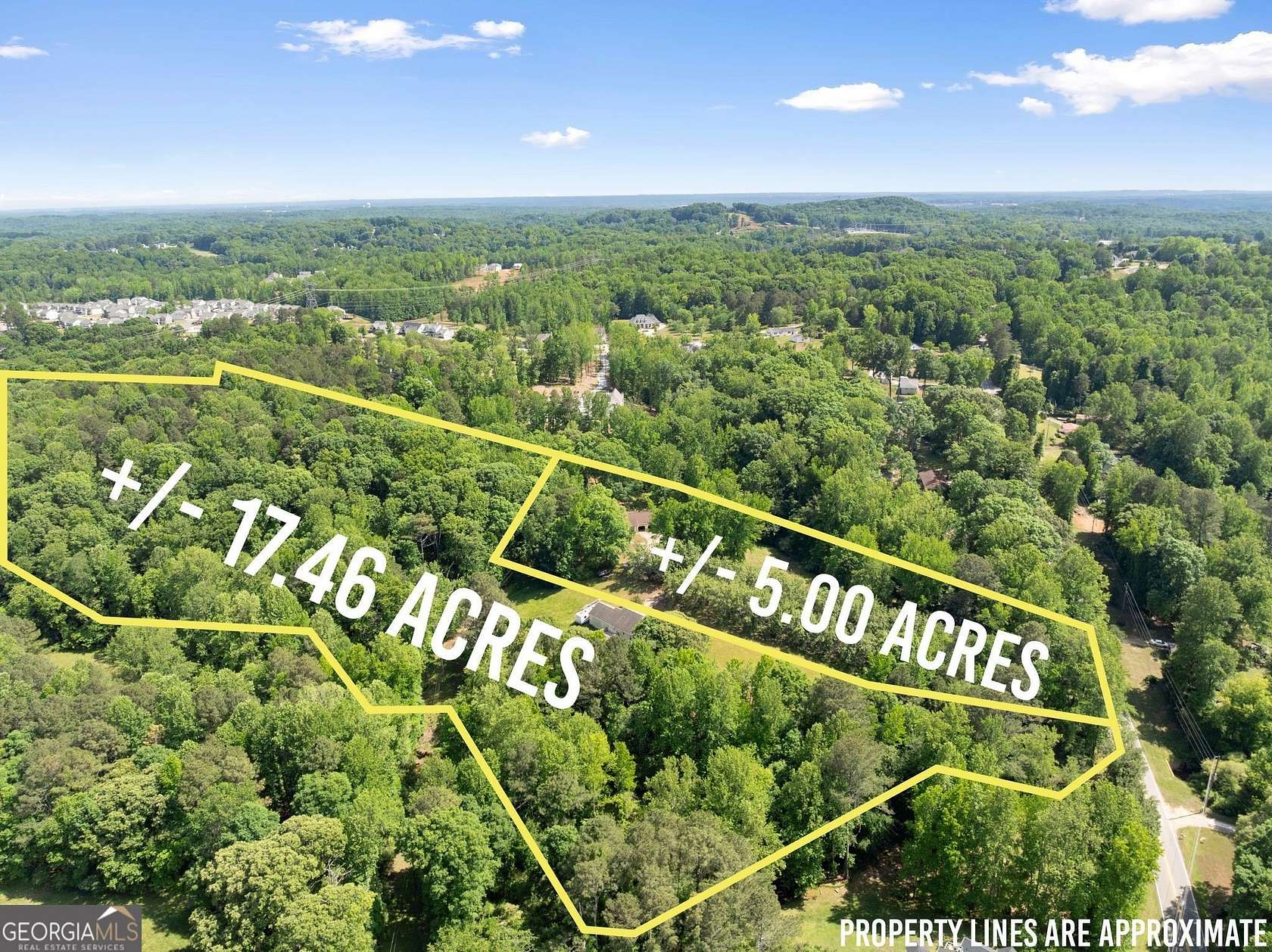 17.5 Acres of Land with Home for Sale in Gainesville, Georgia
