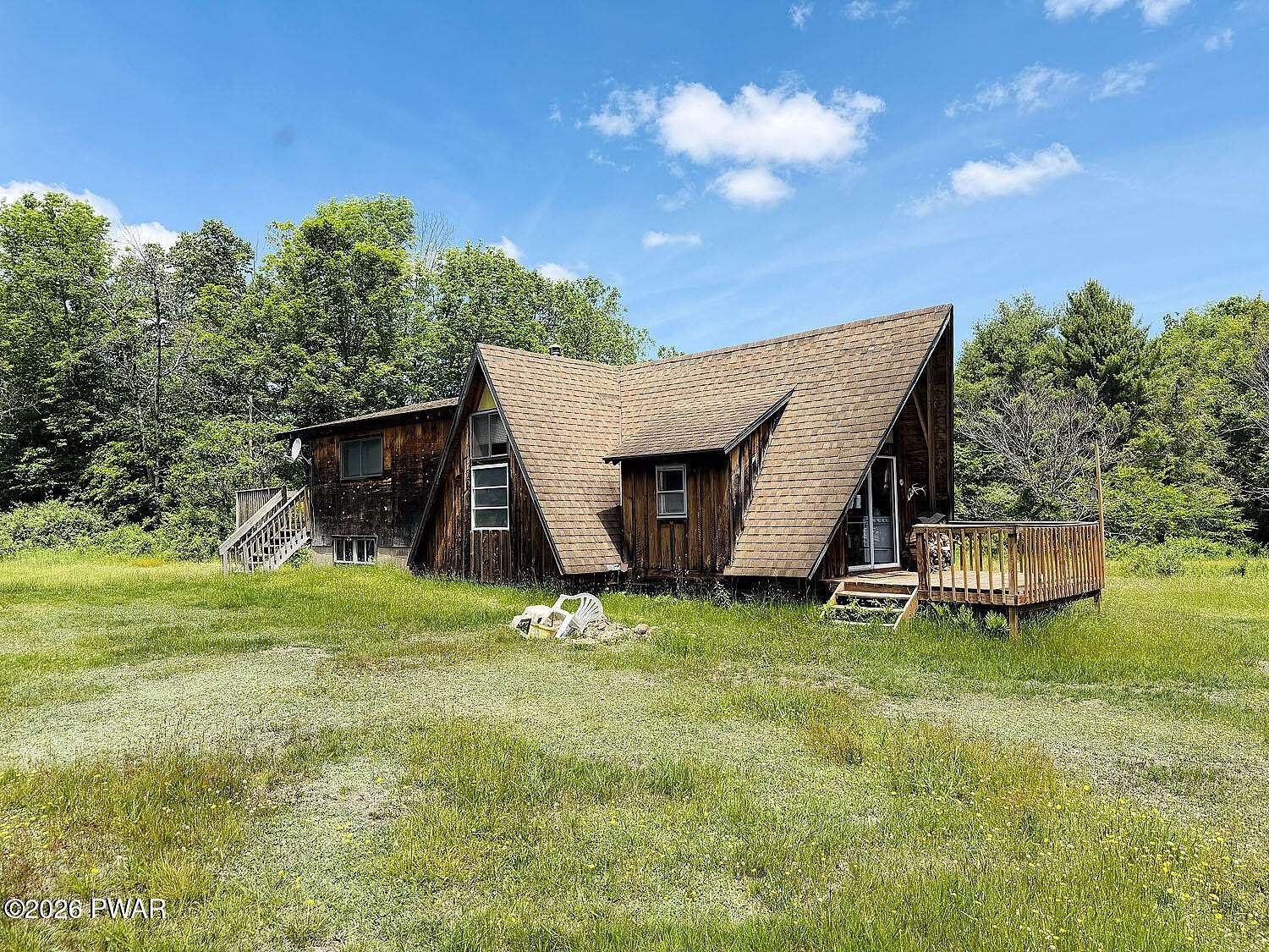 8 Acres of Land with Home for Sale in Equinunk, Pennsylvania