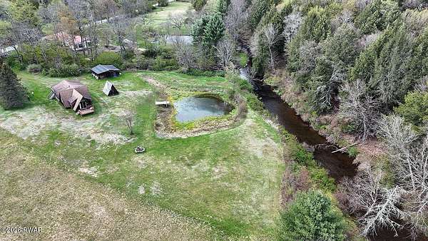8 Acres of Land with Home for Sale in Equinunk, Pennsylvania