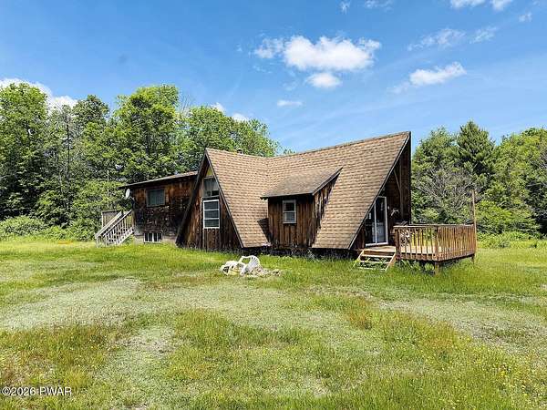 8 Acres of Land with Home for Sale in Equinunk, Pennsylvania