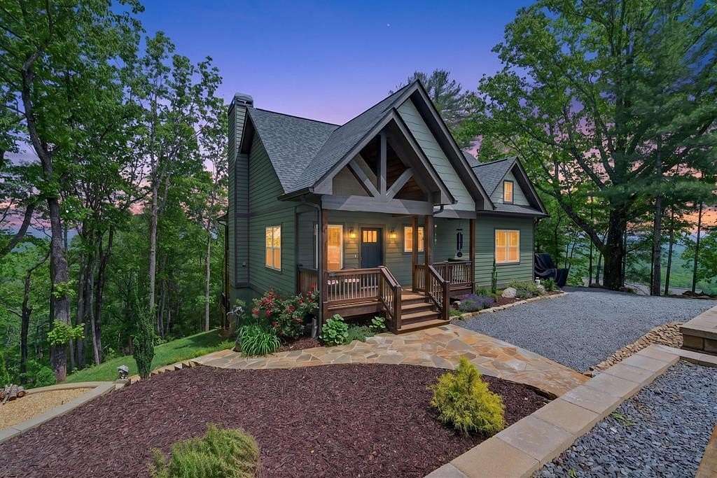 6.57 Acres of Land with Home for Sale in Ellijay, Georgia