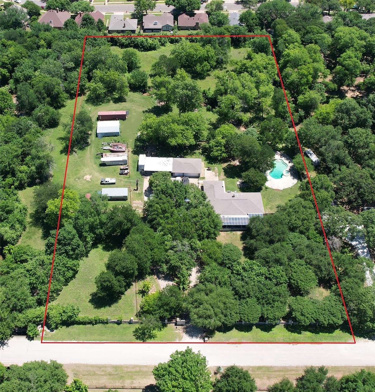 4.63 Acres of Land with Home for Sale in Arlington, Texas