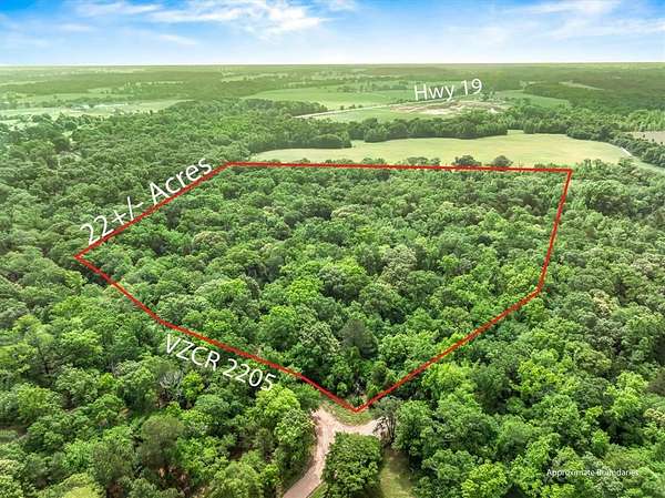 22.3 Acres of Recreational & Residential Land for Sale in Canton, Texas