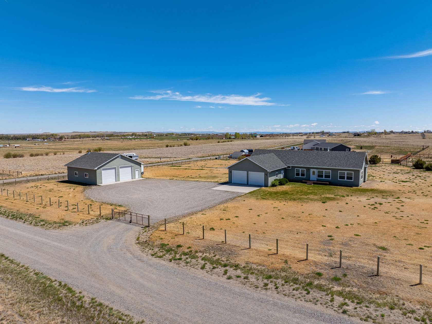 2.56 Acres of Land with Home for Sale in Riverton, Wyoming