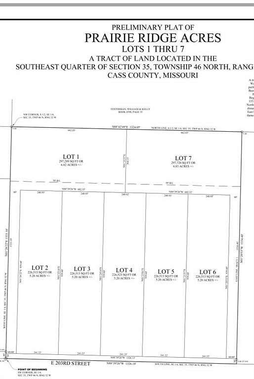 5.2 Acres of Residential Land for Sale in Peculiar, Missouri