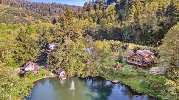 5.29 Acres of Land with Home for Sale in Cloverdale, Oregon