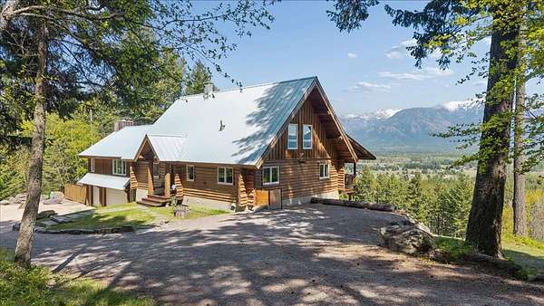 4.39 Acres of Land with Home for Sale in Bigfork, Montana