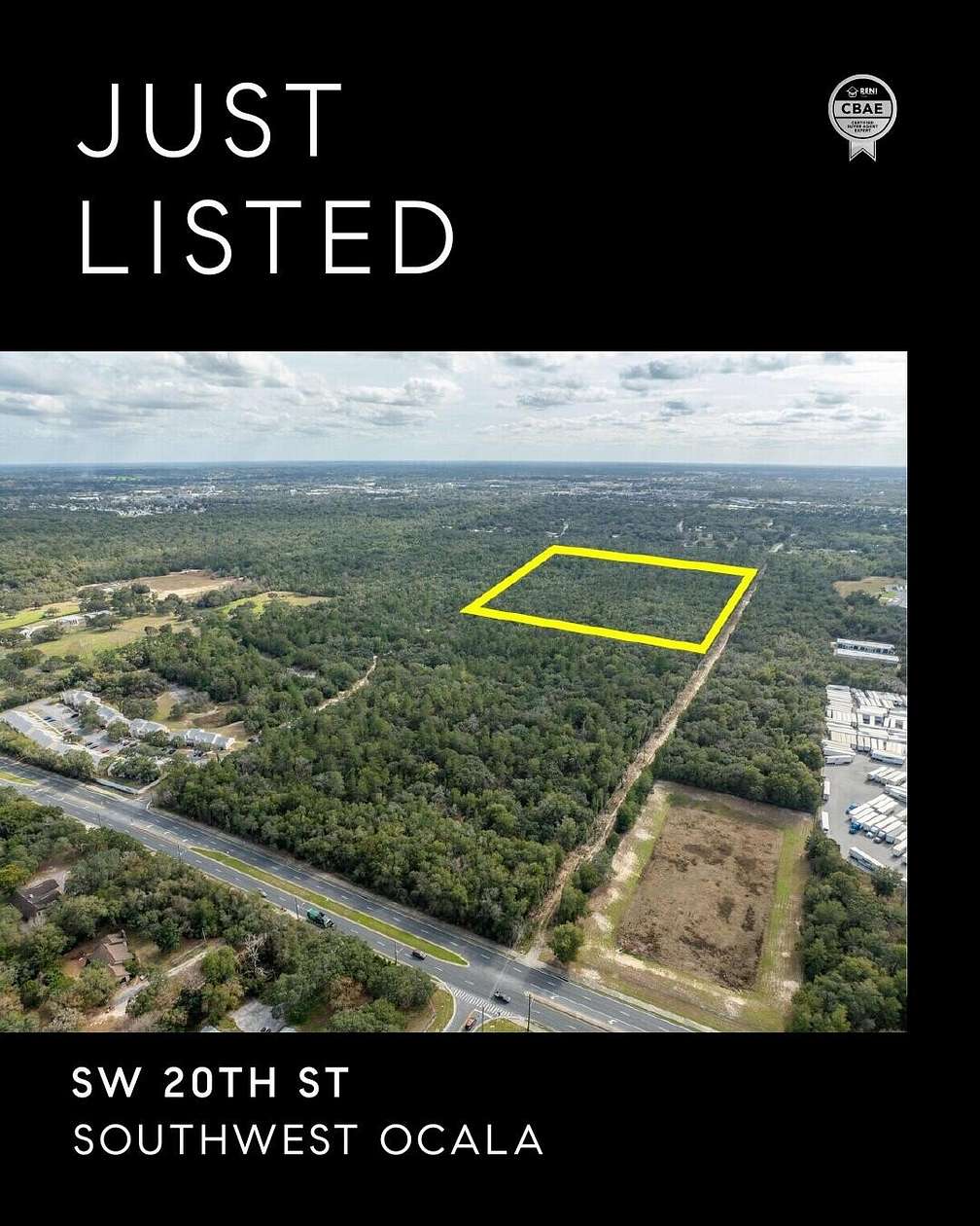 14.6 Acres of Land for Sale in Ocala, Florida