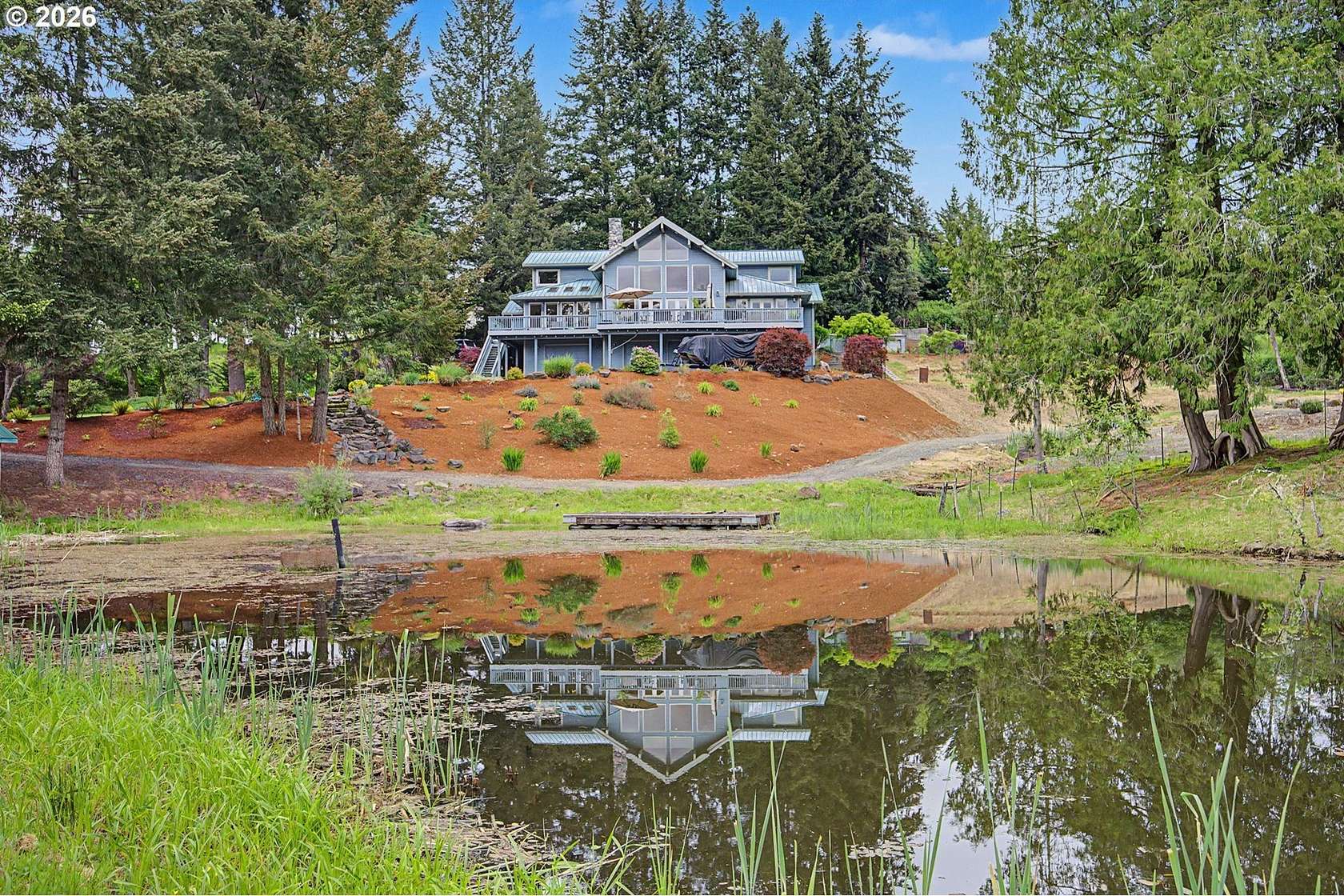 10.5 Acres of Recreational Land with Home for Sale in Eagle Creek, Oregon