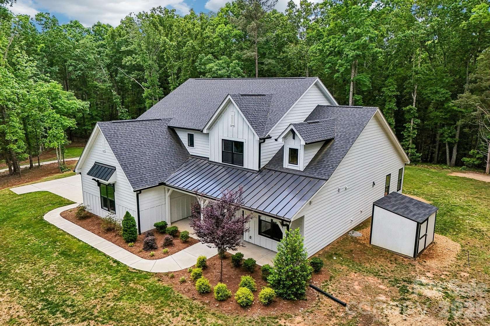 10 Acres of Land with Home for Sale in Belmont, North Carolina
