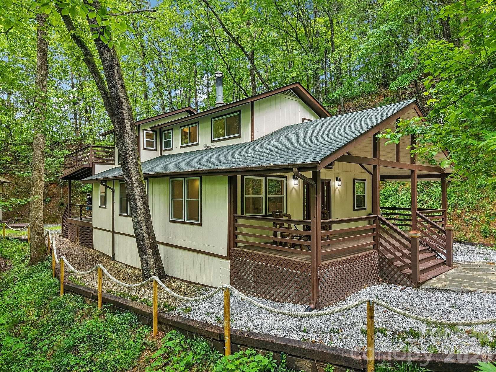 2.25 Acres of Land with Home for Sale in Bryson City, North Carolina
