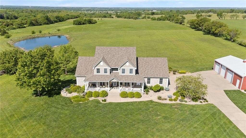 10 Acres of Land with Home for Sale in Paola, Kansas