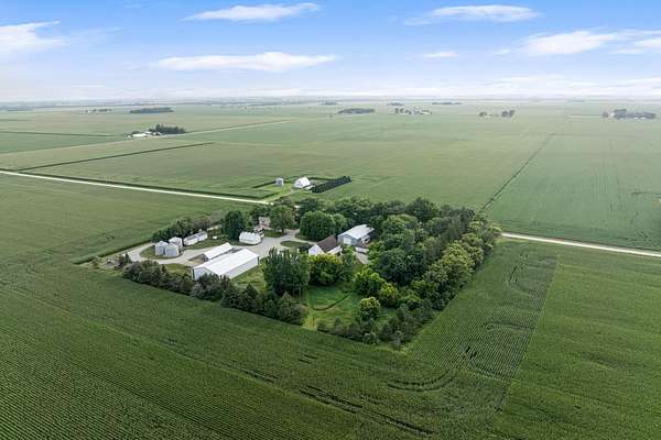 7.89 Acres of Land with Home for Sale in Waltham, Minnesota