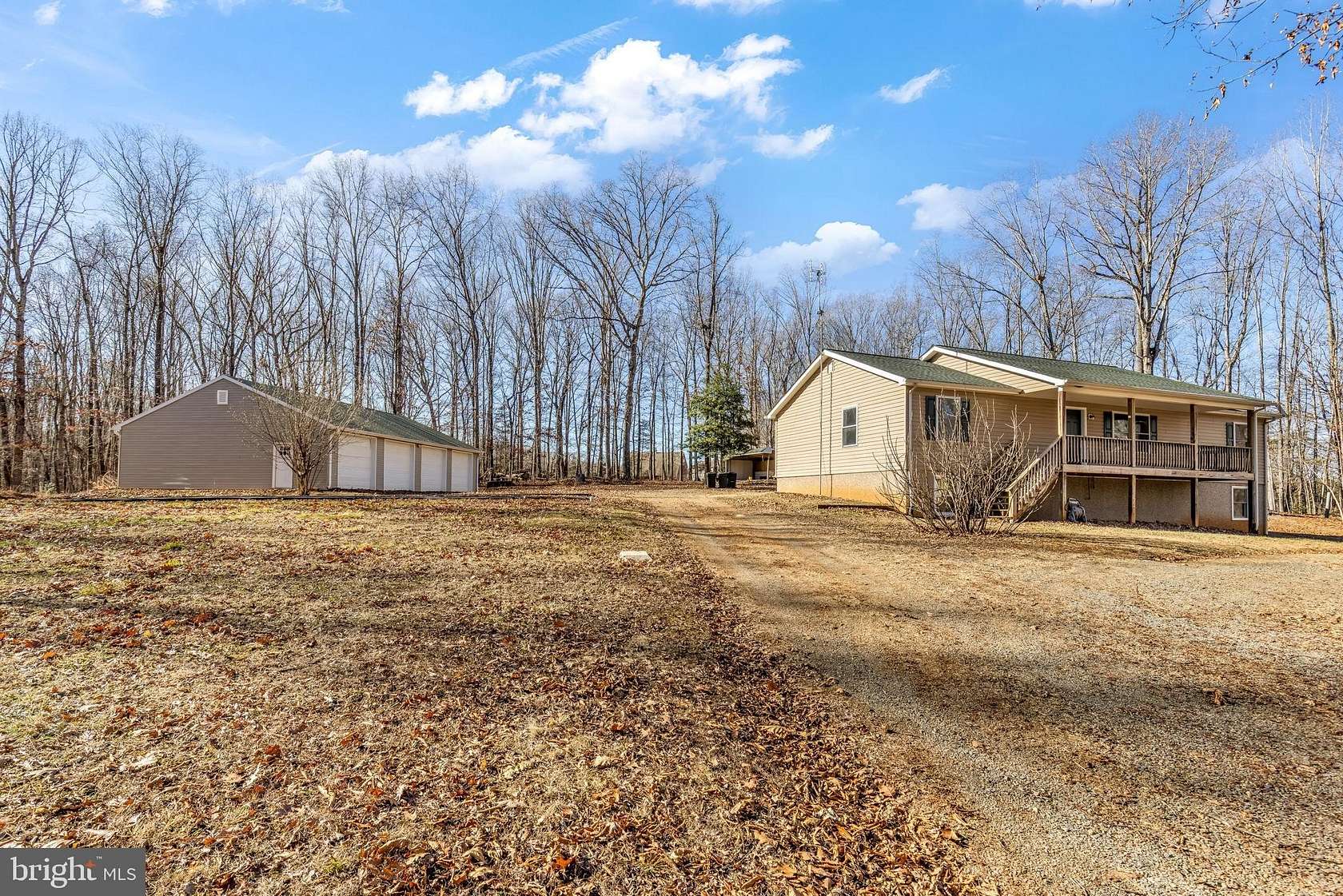 5.5 Acres of Land with Home for Sale in Rhoadesville, Virginia
