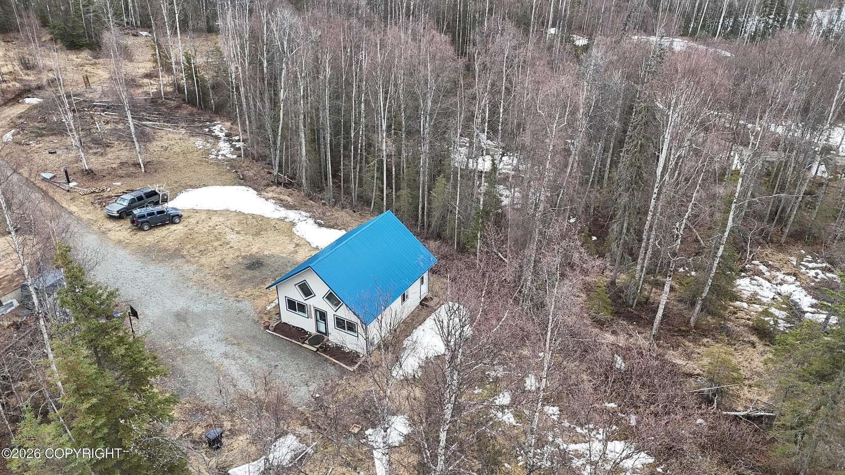 7.79 Acres of Land with Home for Sale in Big Lake, Alaska