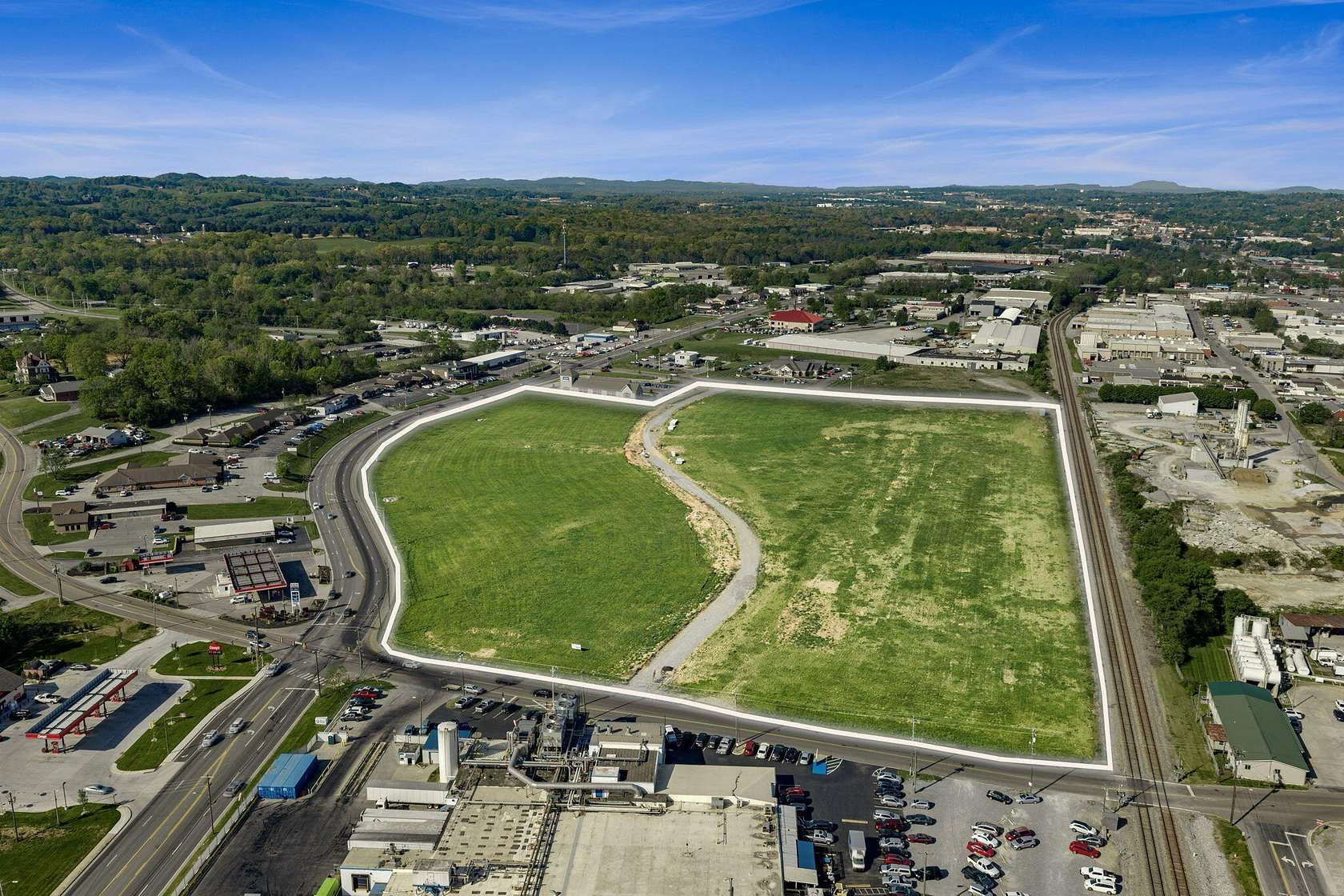 23.4 Acres of Commercial Land for Sale in Morristown, Tennessee