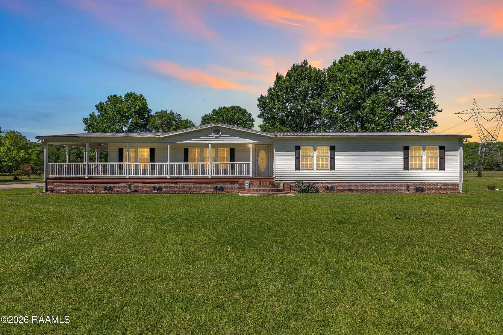 7.27 Acres of Land with Home for Sale in Arnaudville, Louisiana