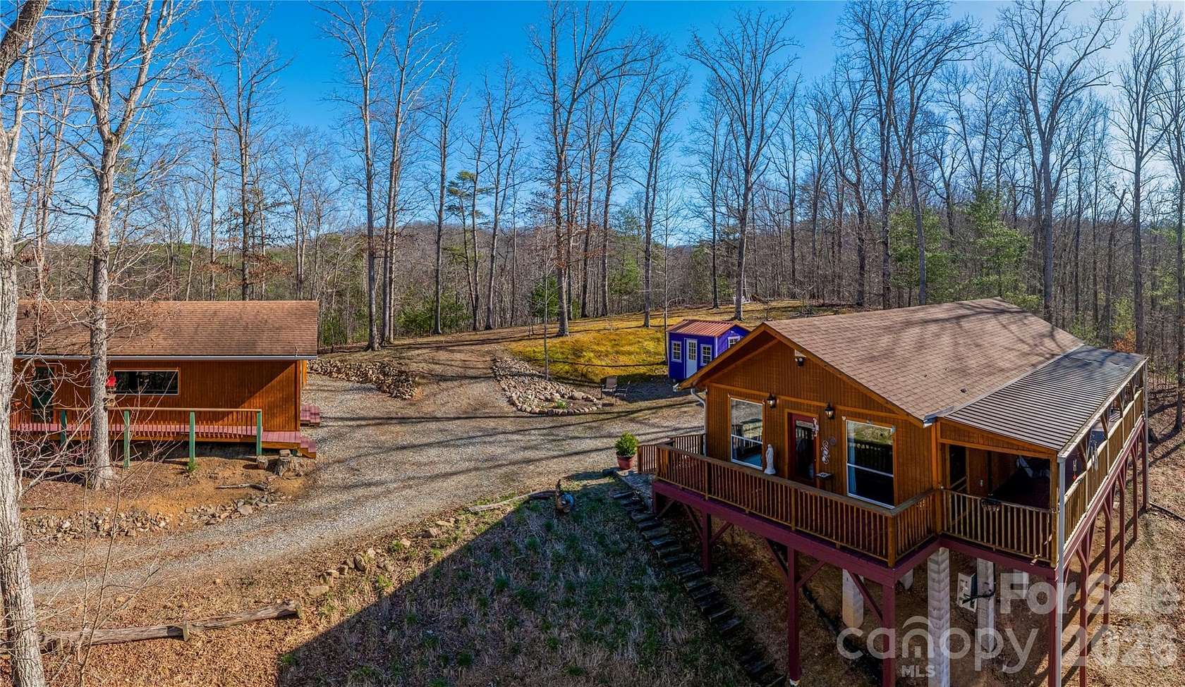 5 Acres of Land with Home for Sale in Hot Springs, North Carolina