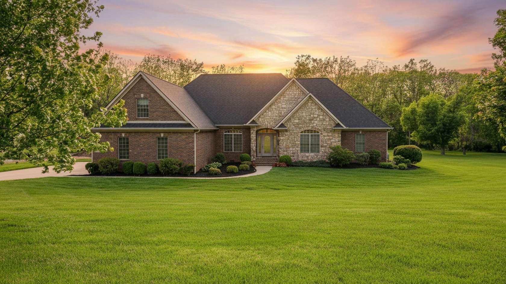 1.5 Acres of Land with Home for Sale in Lawrenceburg, Kentucky