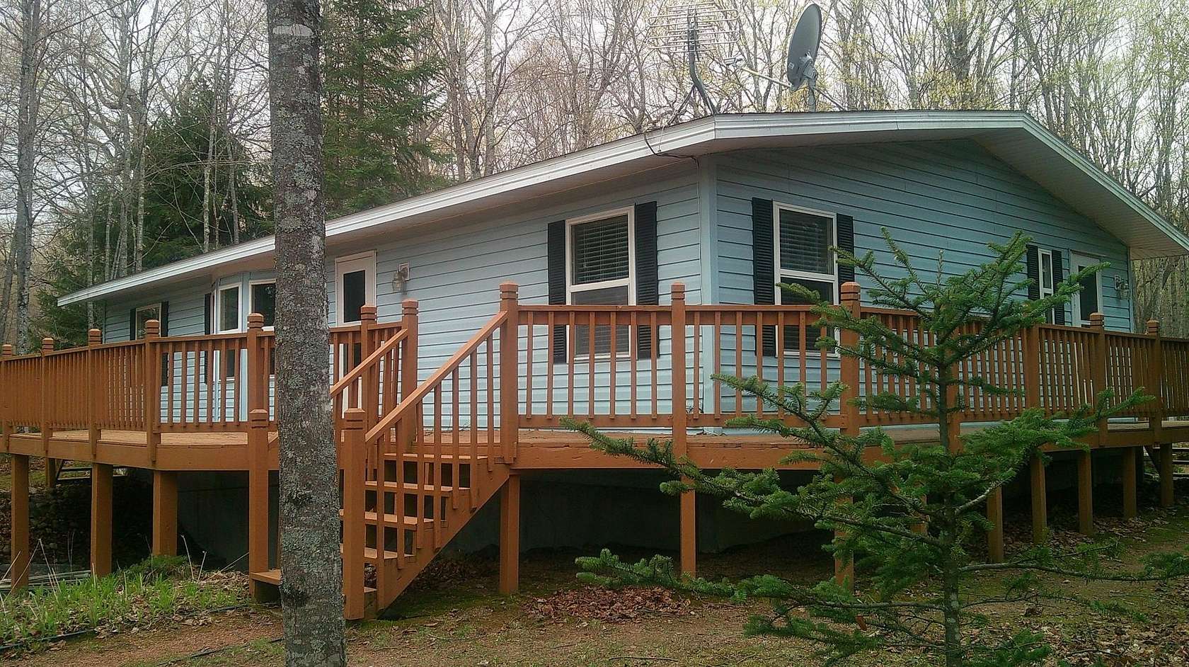 2 Acres of Land with Home for Sale in Three Lakes, Wisconsin