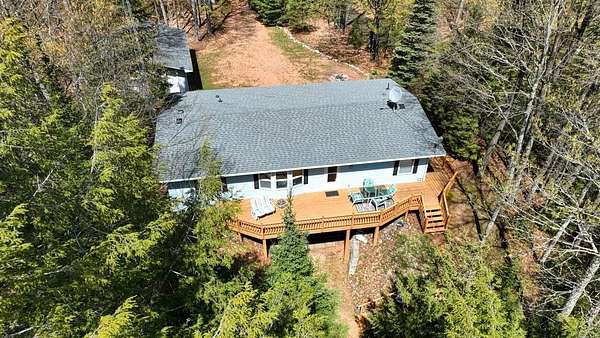 2 Acres of Land with Home for Sale in Three Lakes, Wisconsin