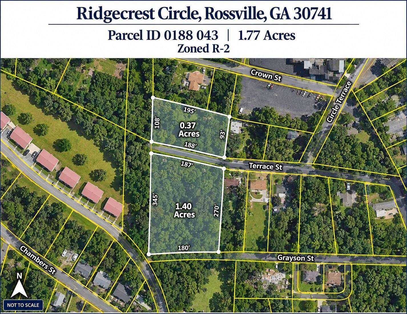 1.77 Acres of Residential Land for Sale in Rossville, Georgia