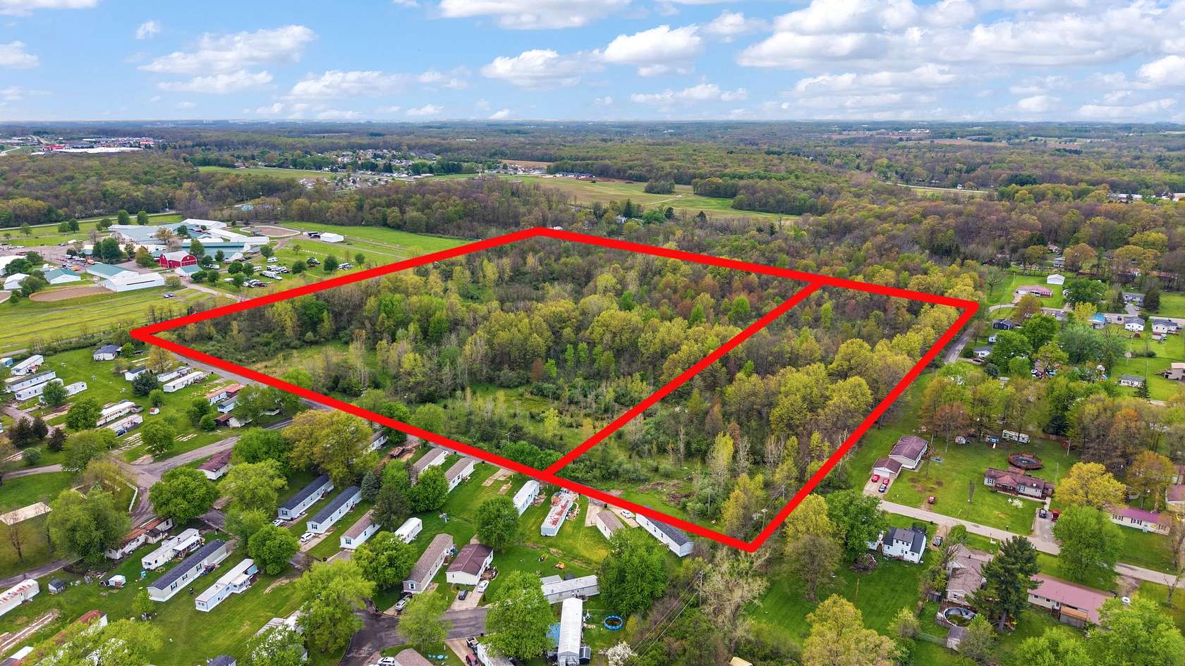 39.6 Acres of Recreational & Residential Land for Auction in Mansfield, Ohio