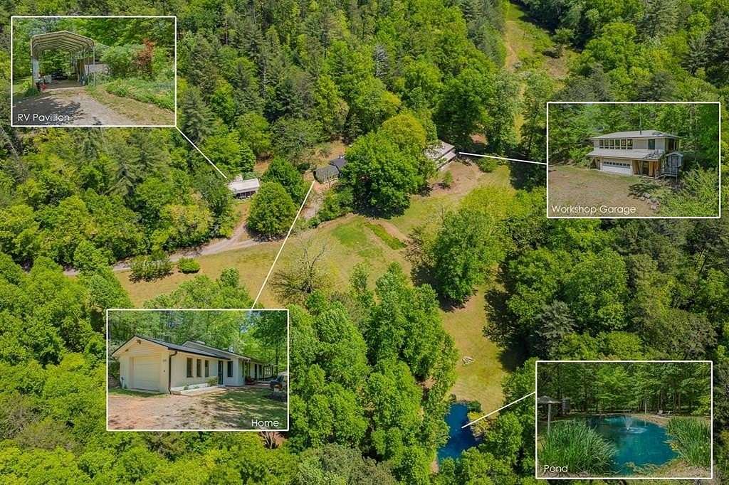 32.2 Acres of Land with Home for Sale in Ellijay, Georgia