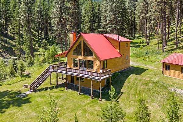 20 Acres of Recreational Land with Home for Sale in Alberton, Montana
