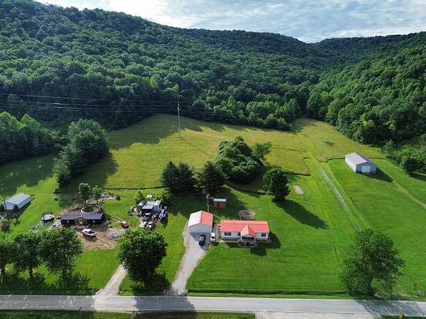 10.4 Acres of Land with Home for Sale in Vanceburg, Kentucky
