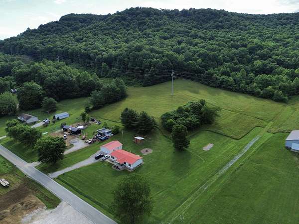 10.4 Acres of Land with Home for Sale in Vanceburg, Kentucky