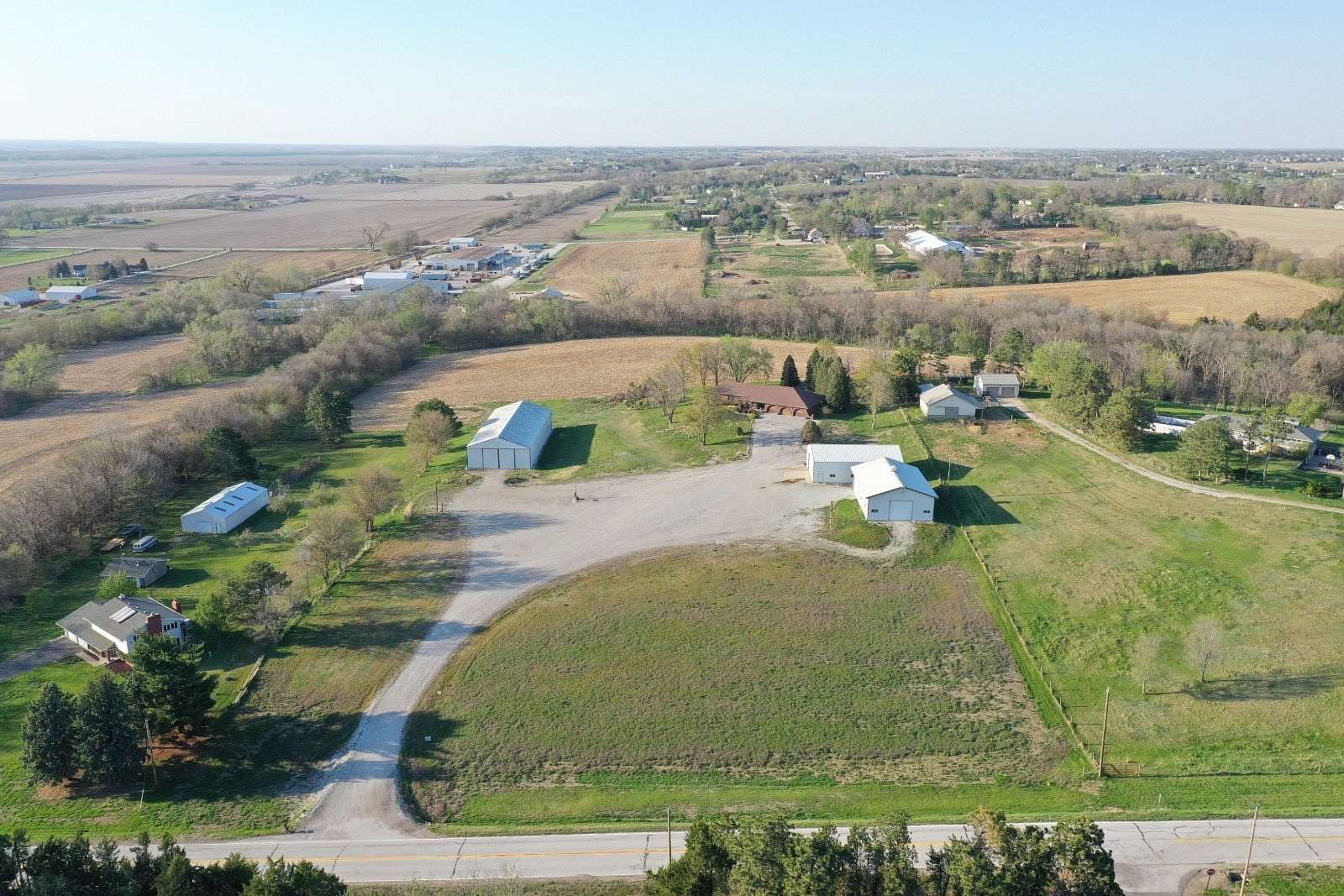 7.2 Acres of Improved Land for Sale in Gretna, Nebraska