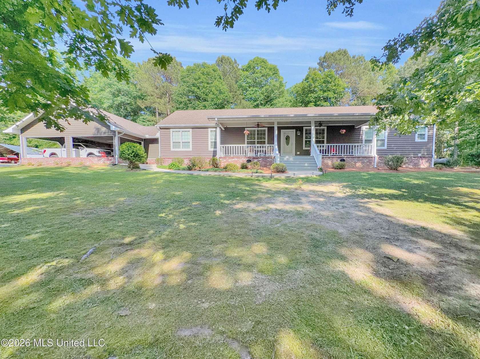 20.9 Acres of Recreational Land with Home for Sale in Carthage, Mississippi