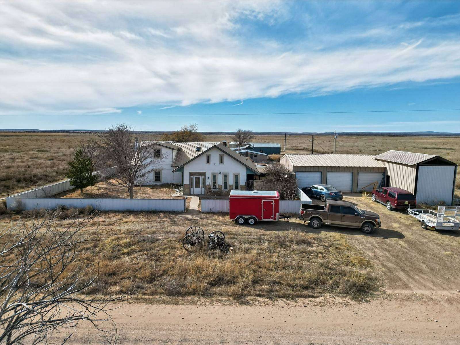 10 Acres of Land with Home for Sale in Logan, New Mexico