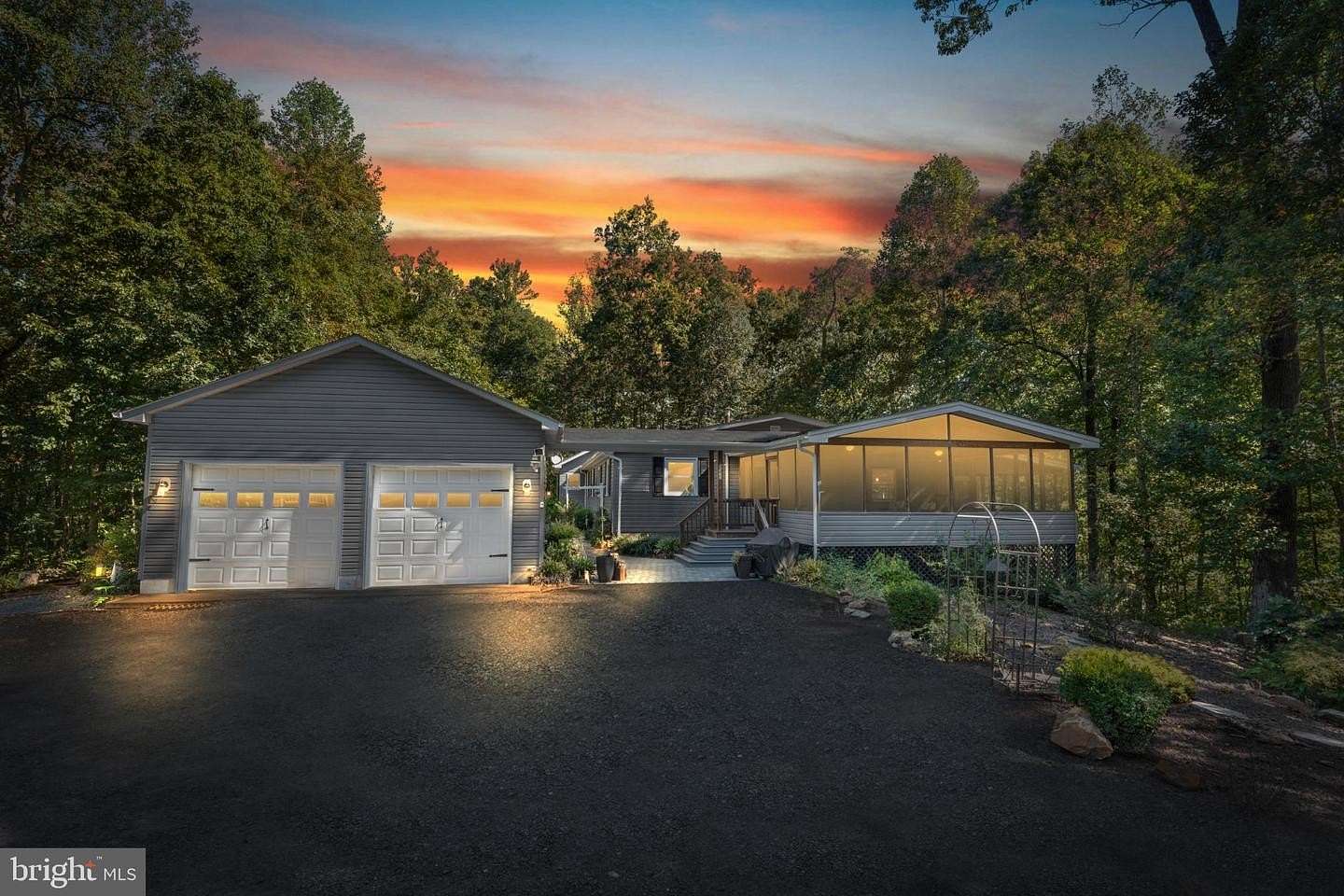 6 Acres of Land with Home for Sale in Rixeyville, Virginia