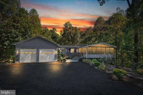 6 Acres of Land with Home for Sale in Rixeyville, Virginia