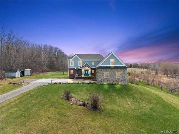 3.2 Acres of Land with Home for Sale in Hadley Township, Michigan