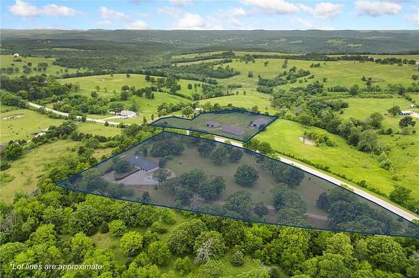 12.7 Acres of Land with Home for Sale in Lead Hill, Arkansas