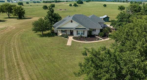 74 Acres of Agricultural Land with Home for Sale in Valley View, Texas