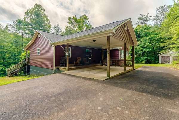 5.65 Acres of Land with Home for Sale in Vonore, Tennessee