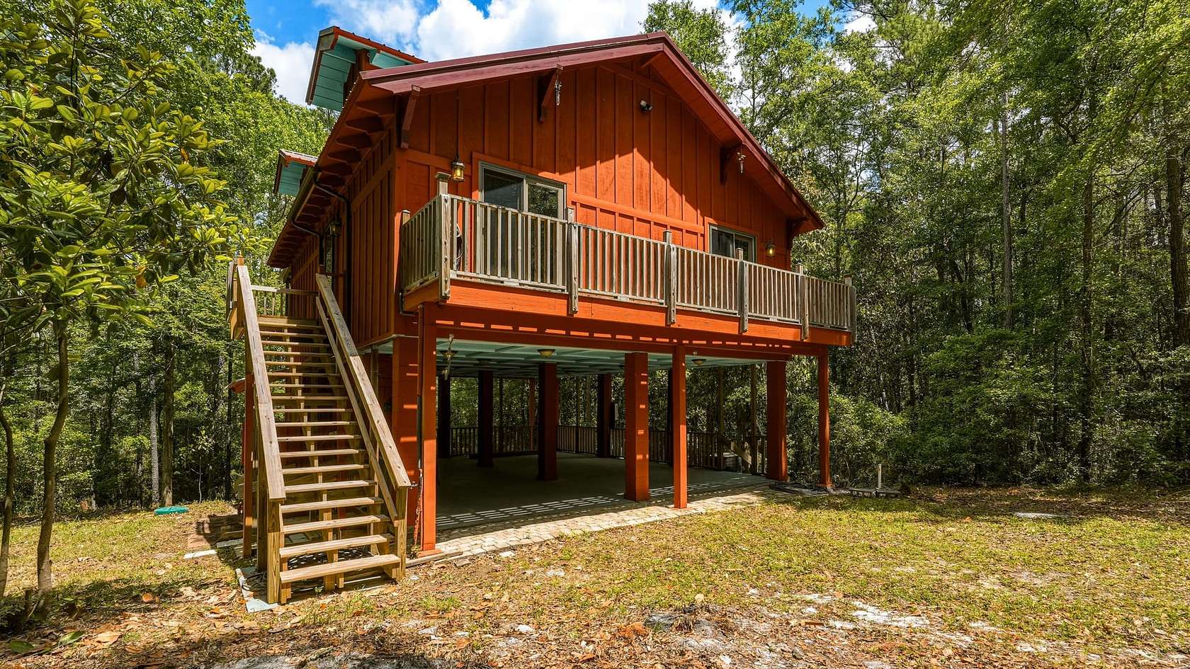8 Acres of Land with Home for Sale in White Oak, Georgia